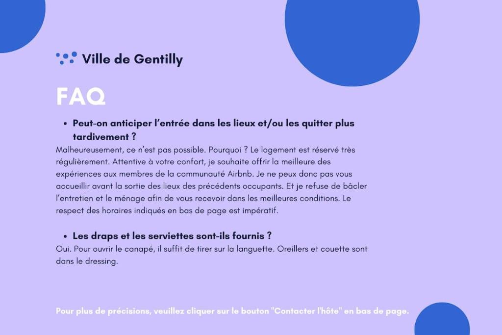 Paris Gentilly Appartement Tout Equipe - Rer B Exterior foto